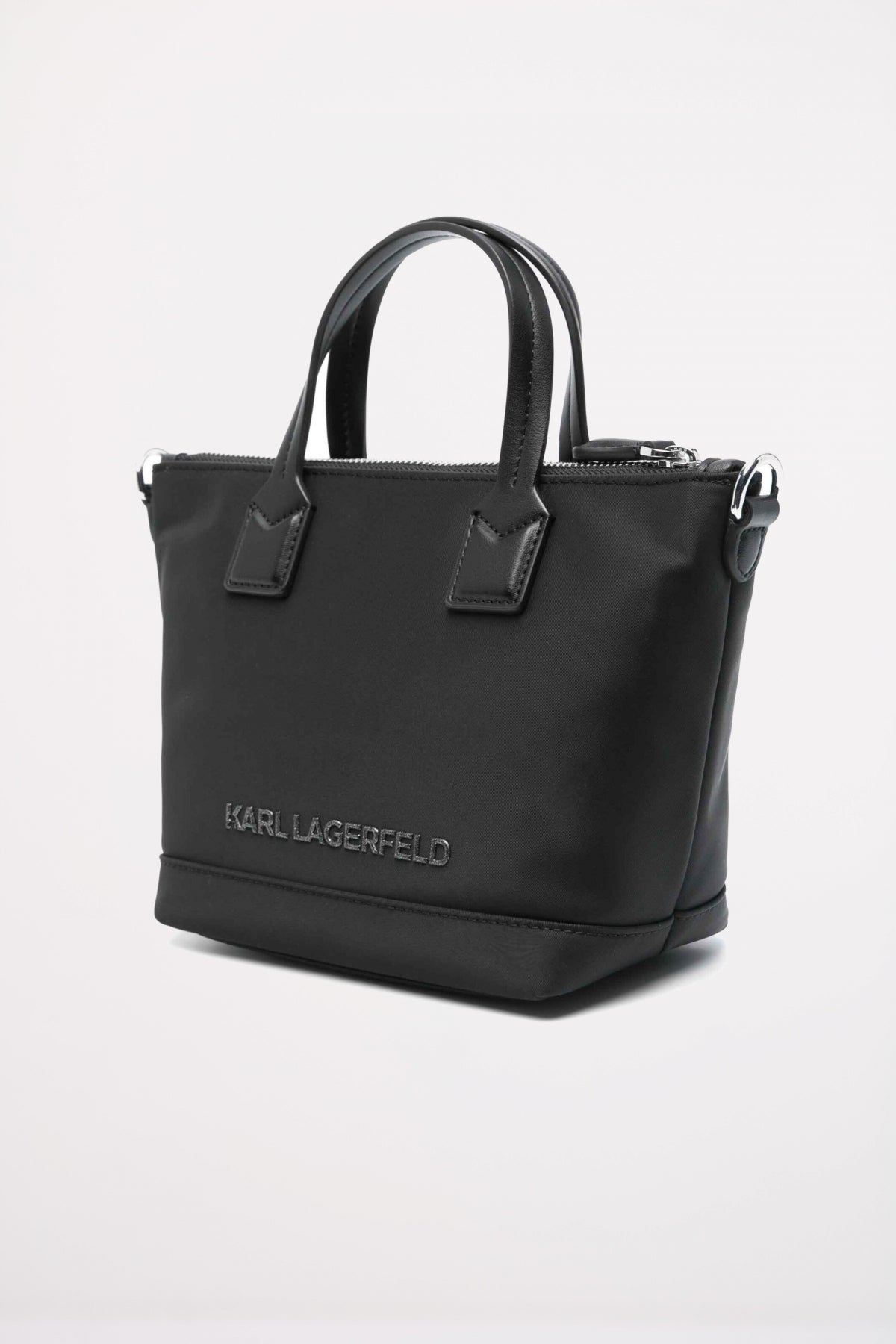 KARL LAGERFELD IKON NYLON NFT SM TO en color BLACK  (2)
