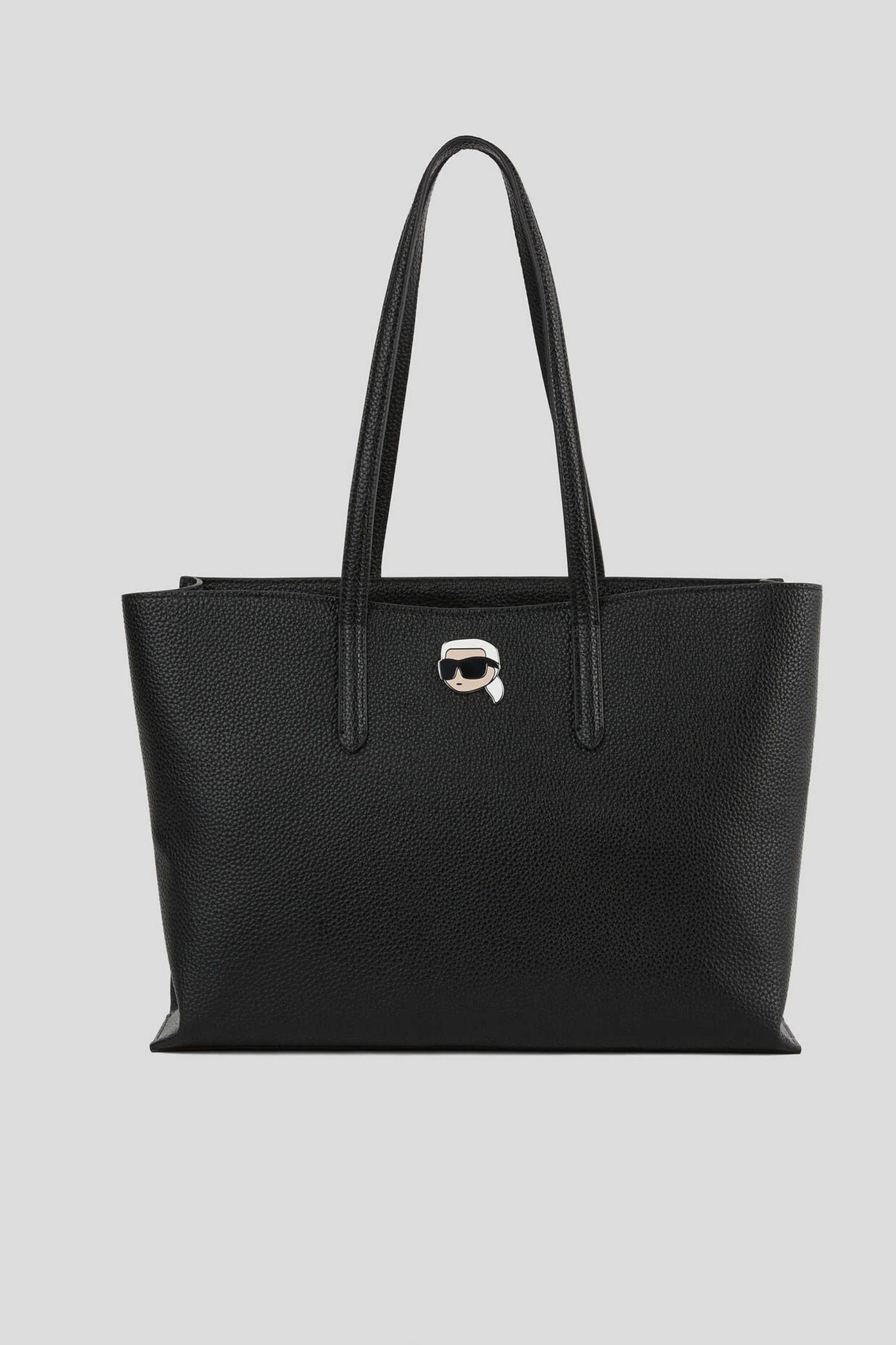 KARL LAGERFELD  IKON PEBBLE LG TOTE en color BLACK  (1)