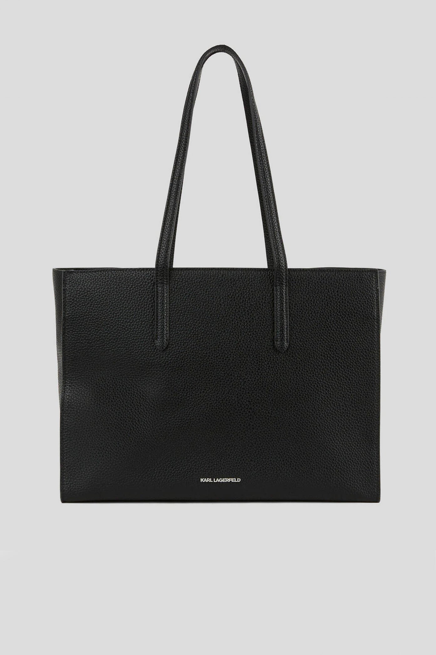 KARL LAGERFELD  IKON PEBBLE LG TOTE en color BLACK  (2)