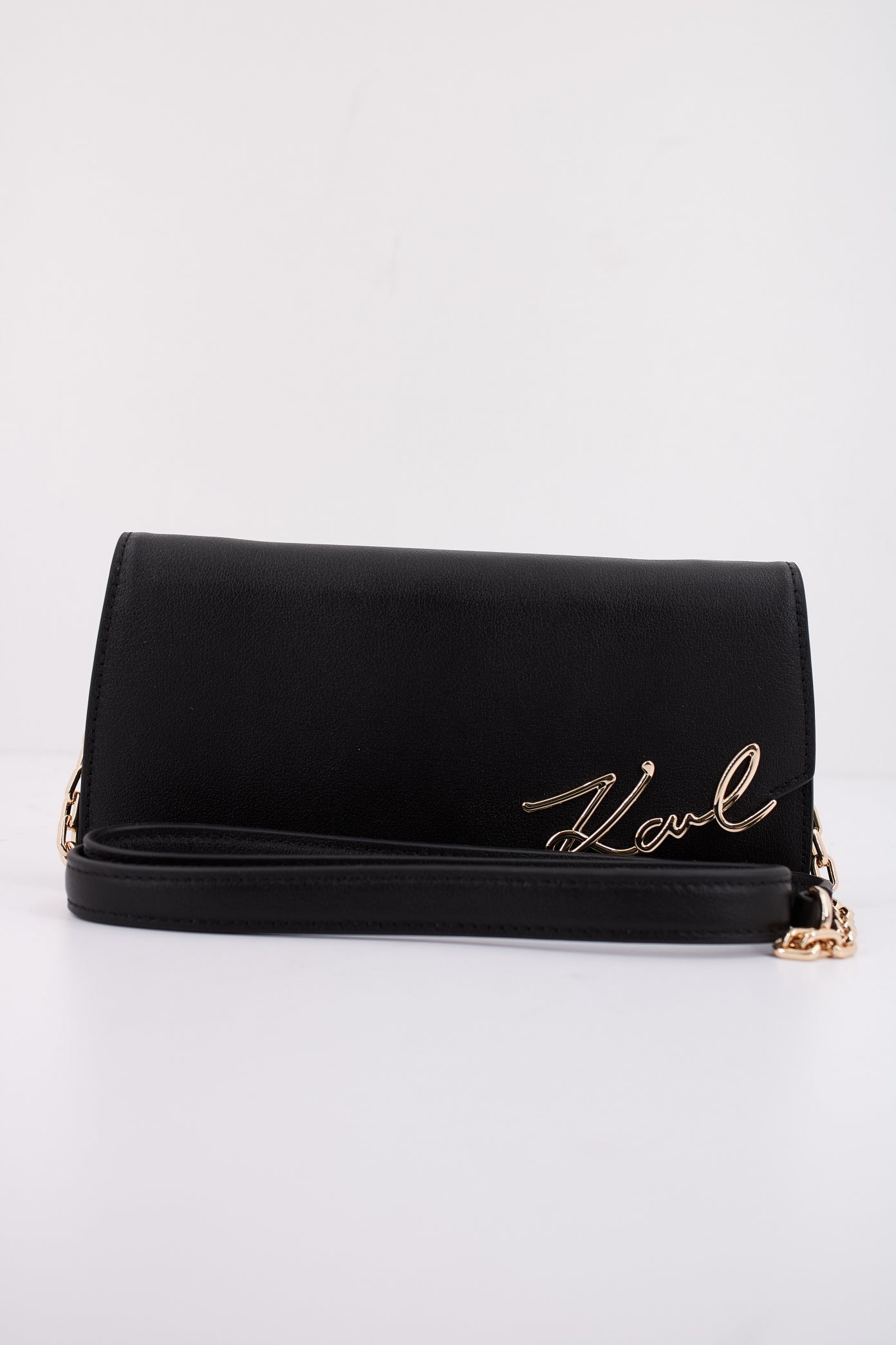 KARL LAGERFELD SIGNATURE CB WALLET  en color BLKGLD  (1)
