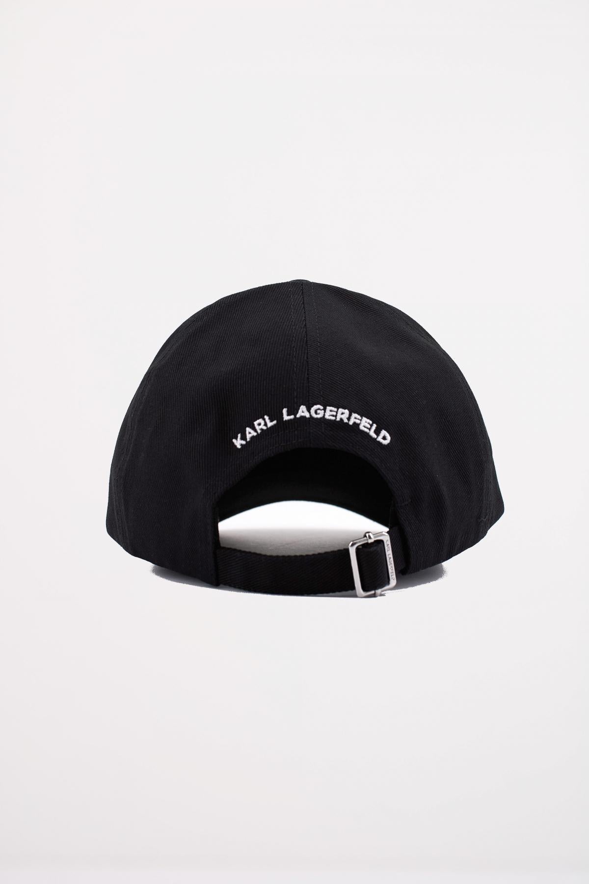 KARL LAGERFELD SIGNATURE CAP en color BLACK  (3)