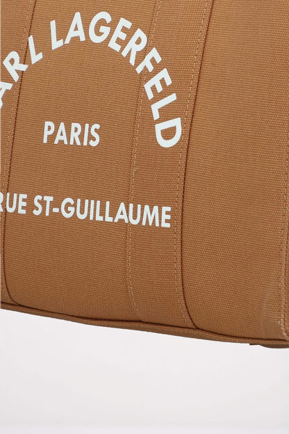 KARL LAGERFELD K RSG SQUARE MEDIUM  en color CARAMEL  (3)