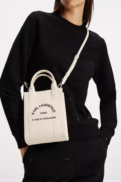 KARL LAGERFELD RSG SQUEARE SMALL TO en color NATRAL  (5)