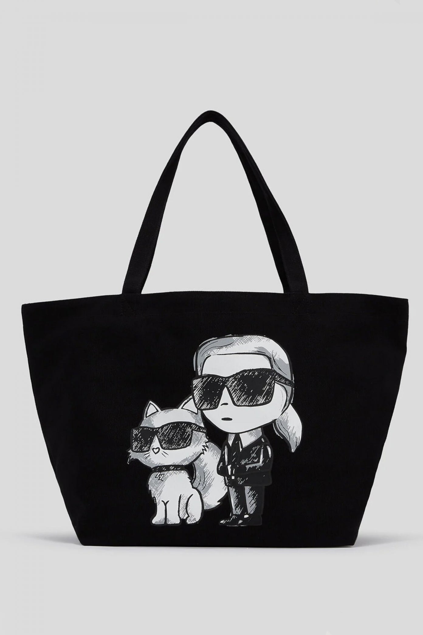 KARL LAGERFELD IKON KC SHOPPER en color BLKWHT  (1)