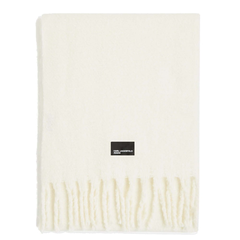 KARL LAGERFELD  KLJ CHUNKY FURRY SC en color OFF WHITE  (1)