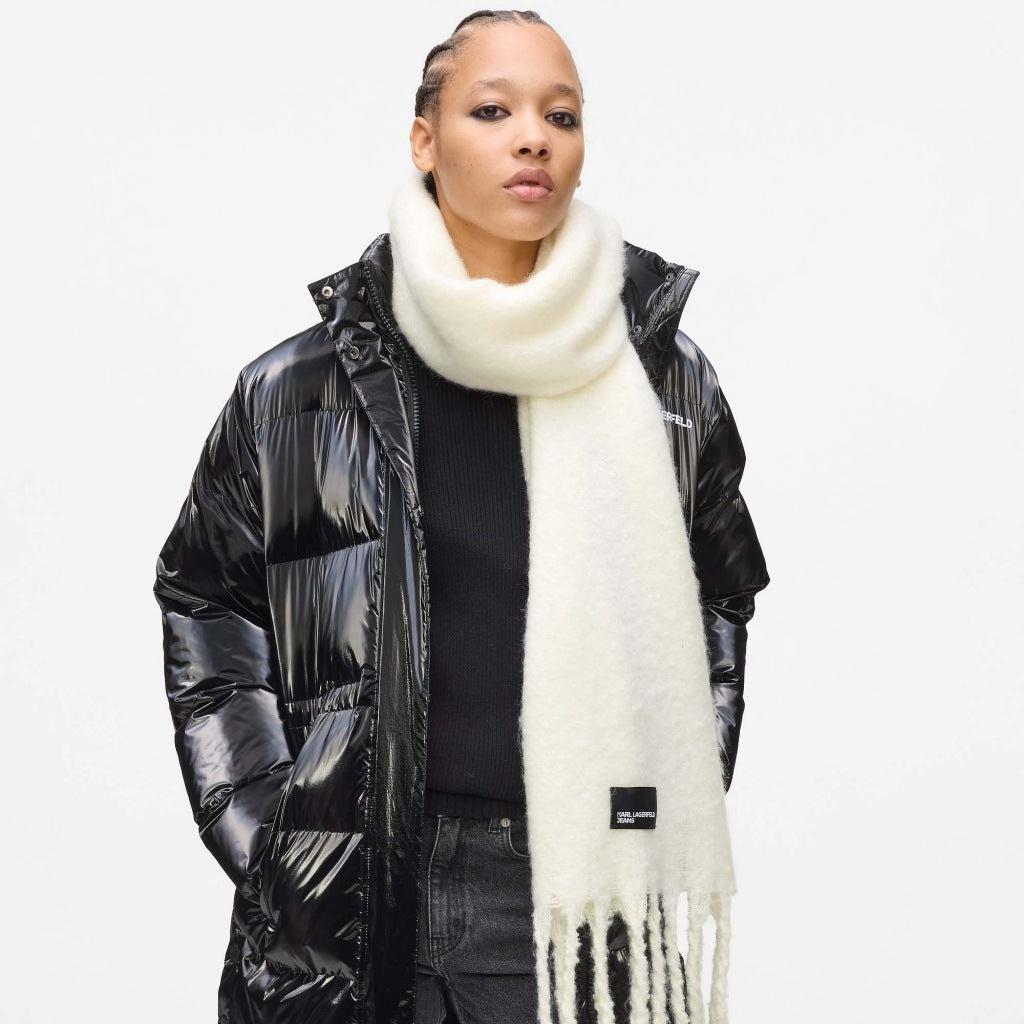 KARL LAGERFELD  KLJ CHUNKY FURRY SC en color OFF WHITE  (2)