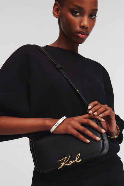 KARL LAGERFELD K SIGNATURE CROSSBOD en color BLKGLD  (4)