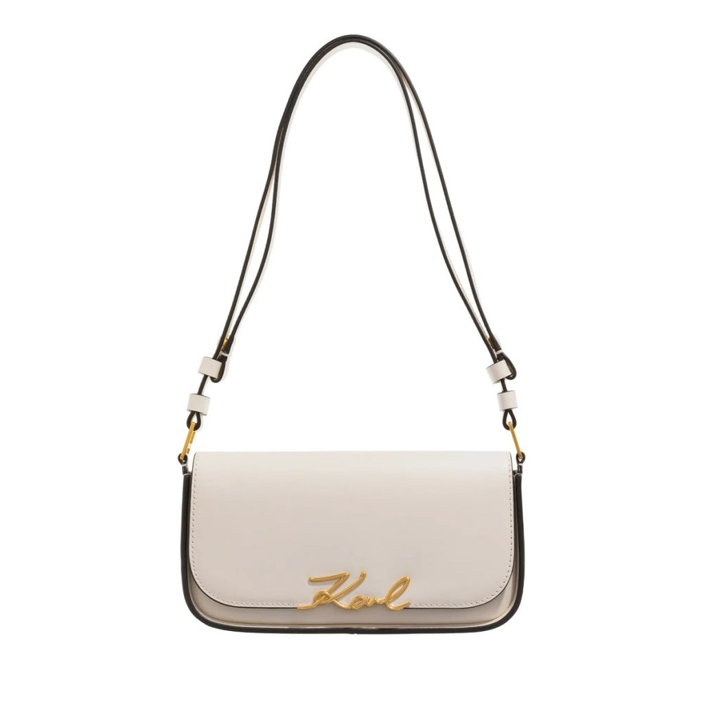 KARL LAGERFELD K SIGNATURE CROSSBOD en color OFFWHT  (4)
