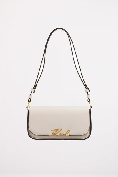 KARL LAGERFELD K SIGNATURE CROSSBOD en color OFFWHT  (1)