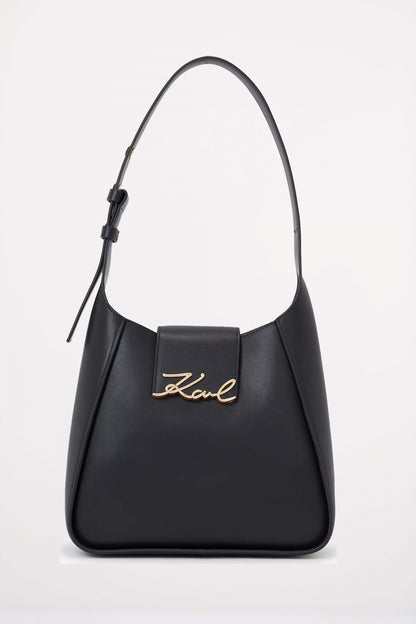 KARL LAGERFELD K SIGNATURE HOBO en color BLACK  (1)