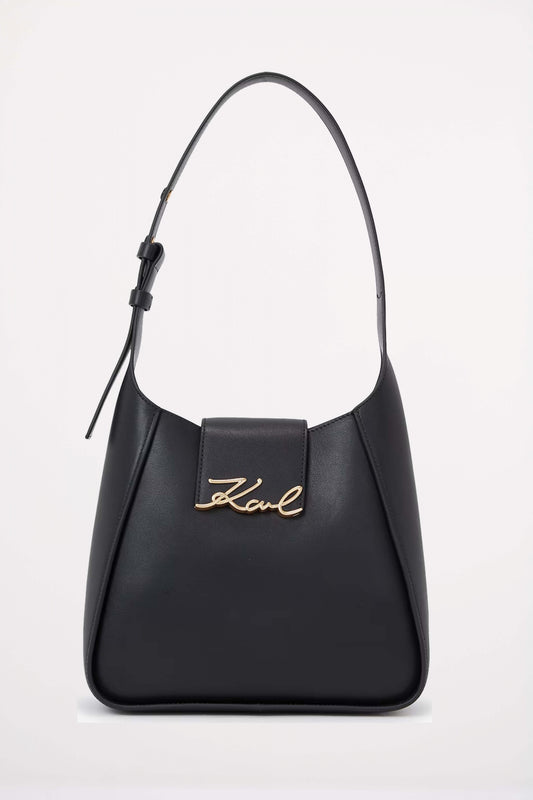 KARL LAGERFELD K SIGNATURE HOBO en color BLACK  (1)