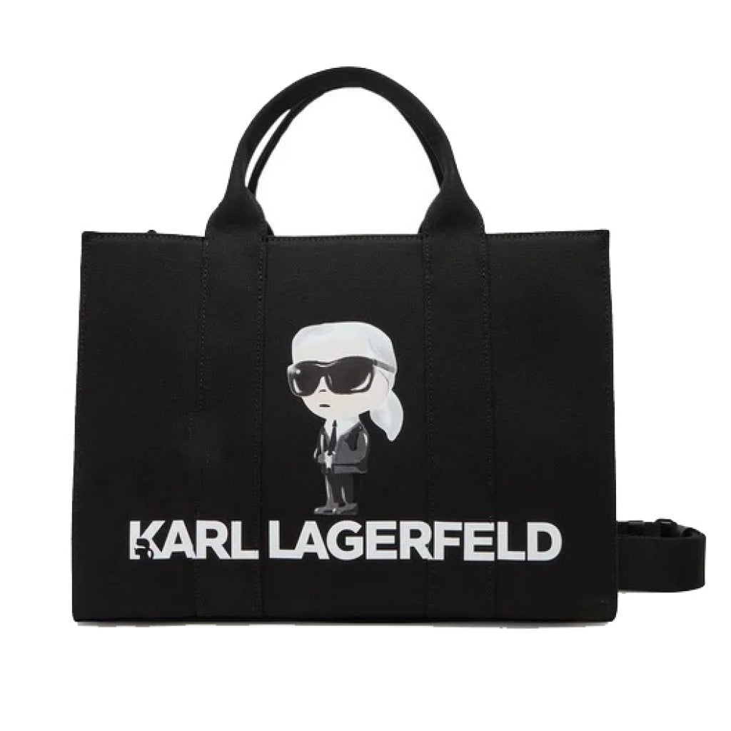 KARL LAGERFELD IKON KARL SQUARE TOT en color BLACK  (2)