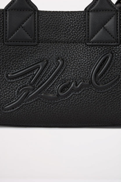 KARL LAGERFELD  K SKUARE SM TOTE GR en color BLKNKL  (4)