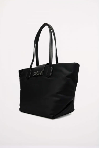KARL LAGERFELD K SIGNATURE NYLON MD en color BLKNKL  (2)
