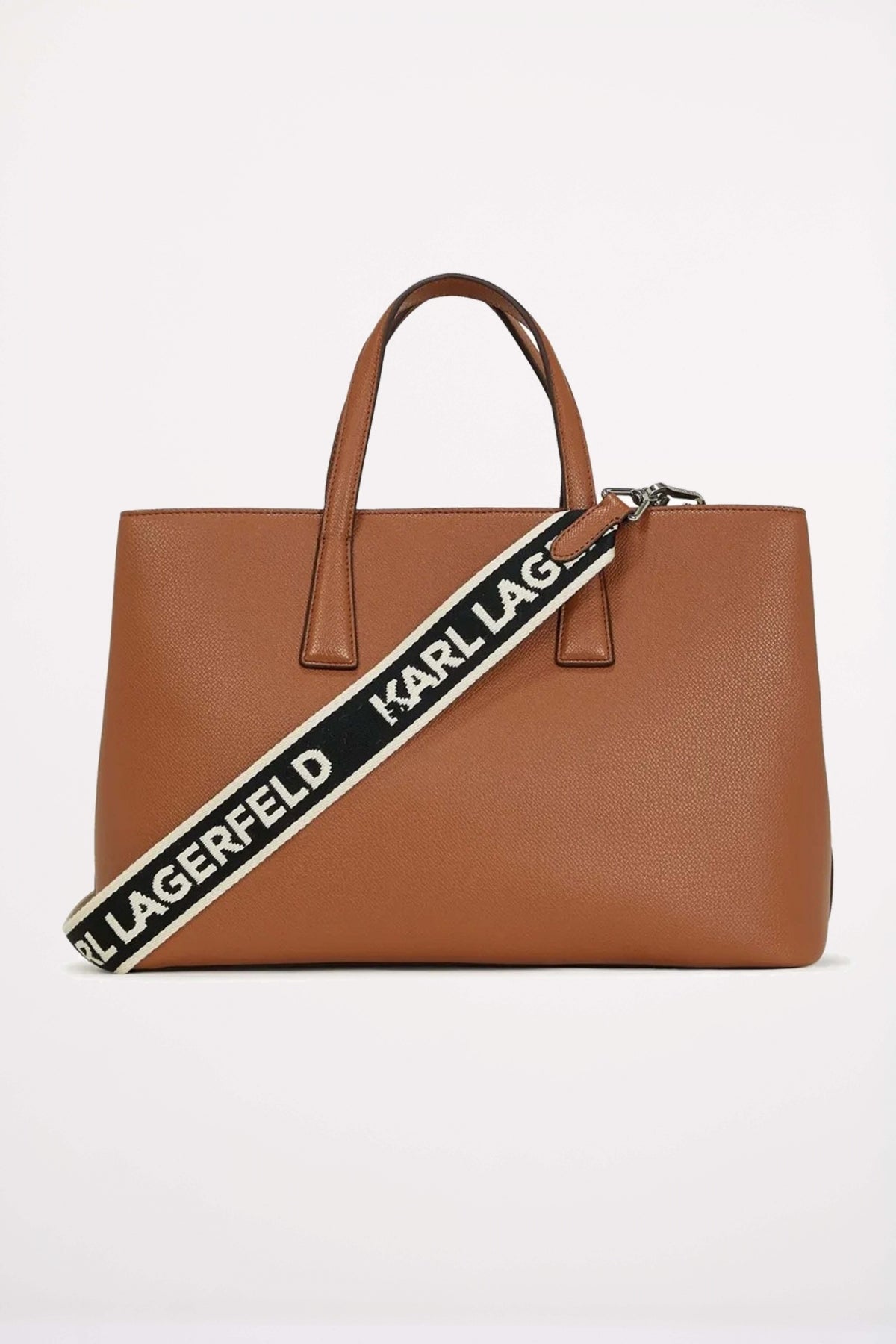 KARL LAGERFELD K RSG METAL SATCHEL en color DRKTAN  (2)