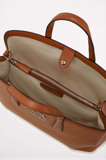 KARL LAGERFELD K RSG METAL SATCHEL en color DRKTAN  (3)