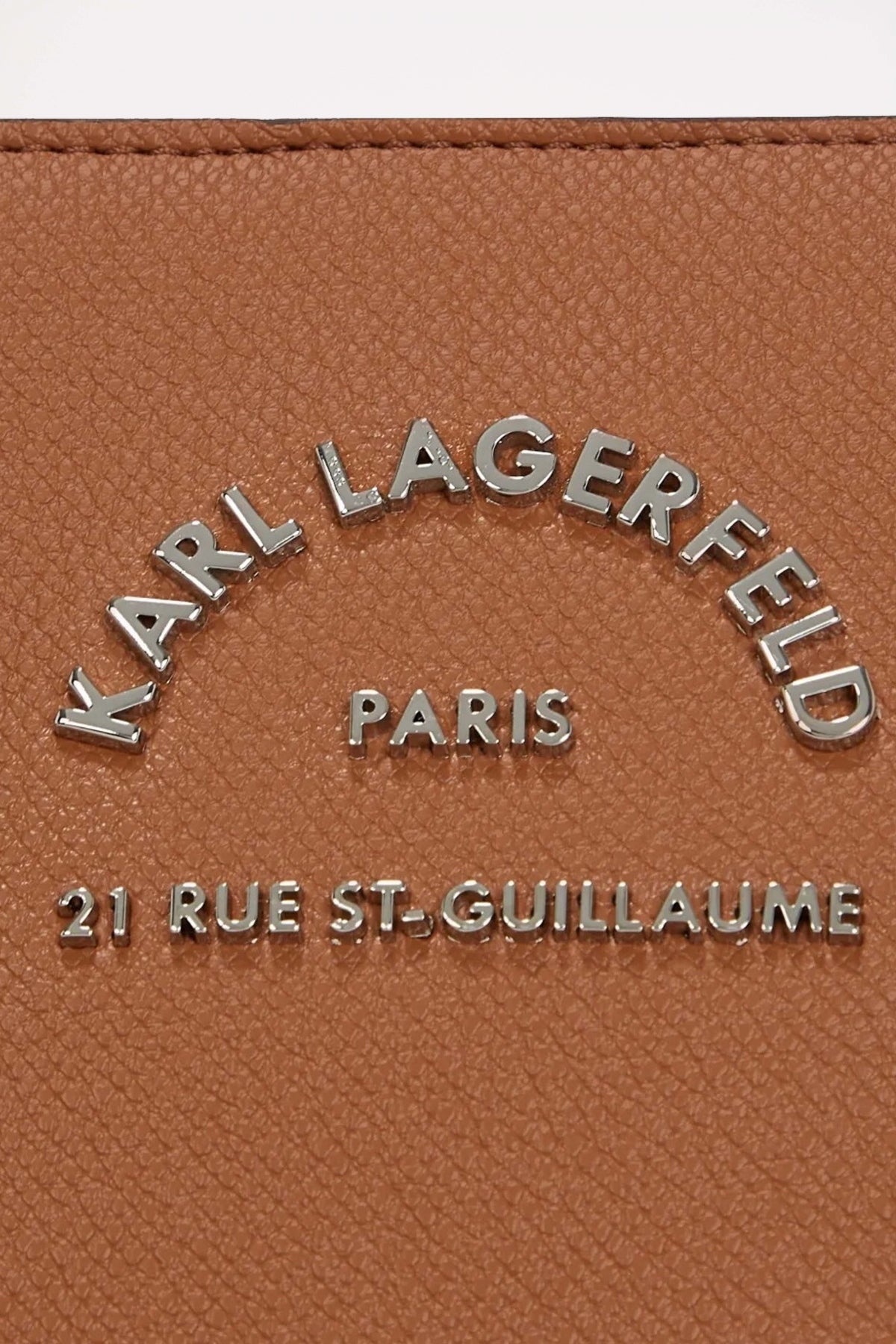 KARL LAGERFELD K RSG METAL SATCHEL en color DRKTAN  (4)