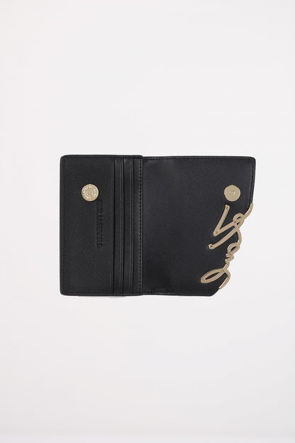 KARL LAGERFELD K SIGNATURE SM WALLE en color BLKGLD  (3)