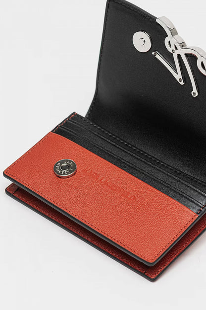 KARL LAGERFELD K SIGNATURE SM WALLE en color REDBRK  (4)