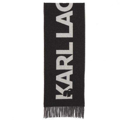KARL LAGERFELD K ESSENTIAL SCARF en color BLACK  (4)