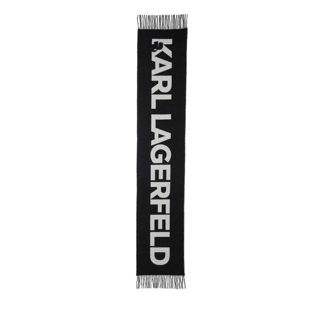 KARL LAGERFELD K ESSENTIAL SCARF en color BLACK  (5)