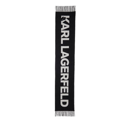 KARL LAGERFELD K ESSENTIAL SCARF en color BLACK  (5)