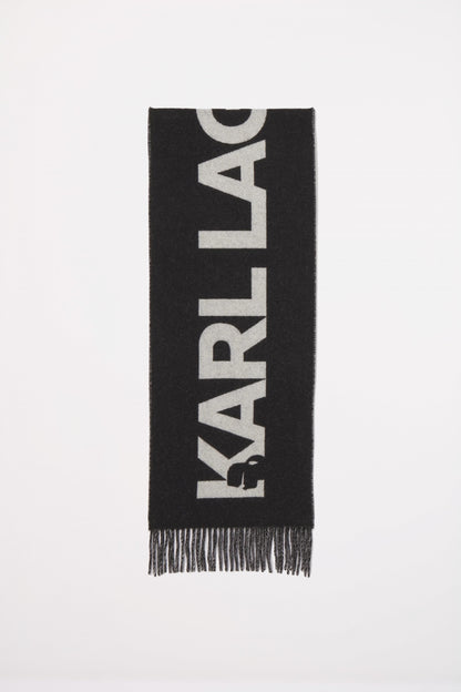 KARL LAGERFELD K ESSENTIAL SCARF en color BLACK  (1)