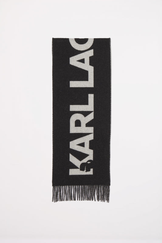 KARL LAGERFELD K ESSENTIAL SCARF en color BLACK  (1)