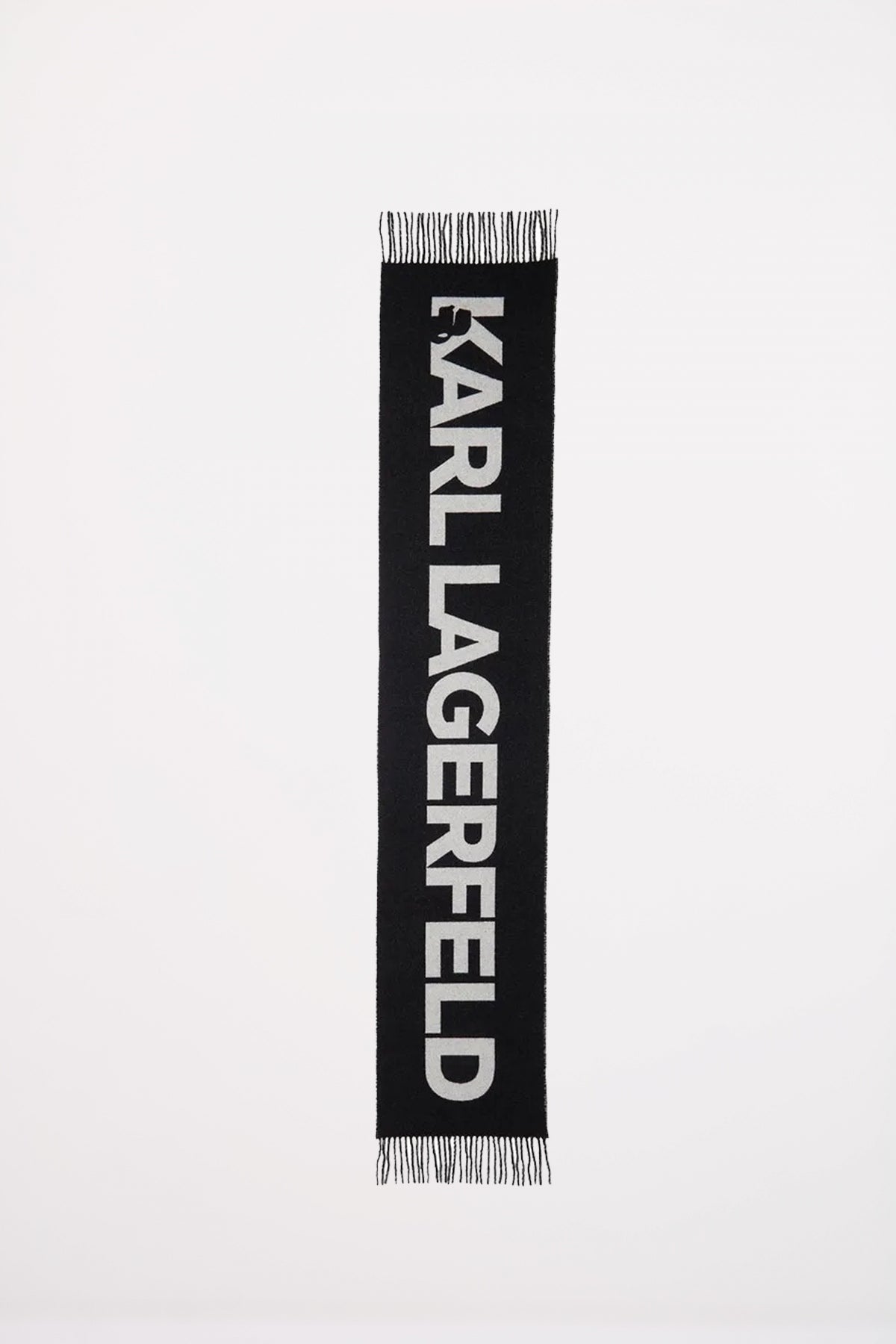 KARL LAGERFELD K ESSENTIAL SCARF en color BLACK  (2)