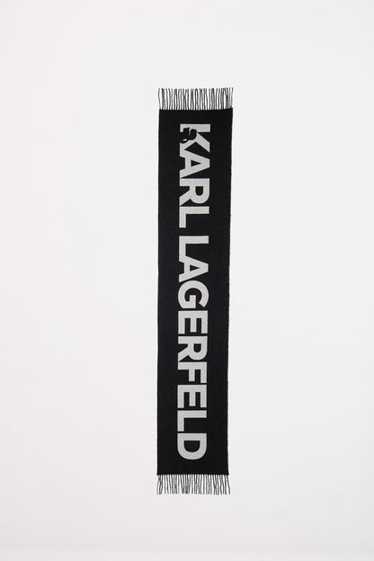 KARL LAGERFELD K ESSENTIAL SCARF en color BLACK  (2)