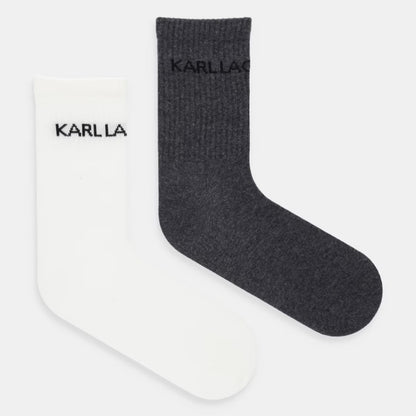KARL LAGERFELD ESSENTIAL SOCKS  PA en color GRYSTN  (3)