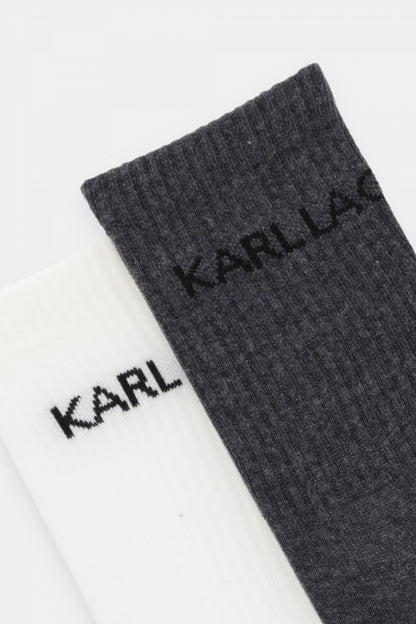 KARL LAGERFELD ESSENTIAL SOCKS  PA en color GRYSTN  (2)