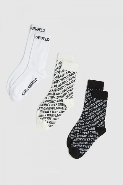 KARL LAGERFELD MONOGRAM SOCK P en color MONGRM  (1)