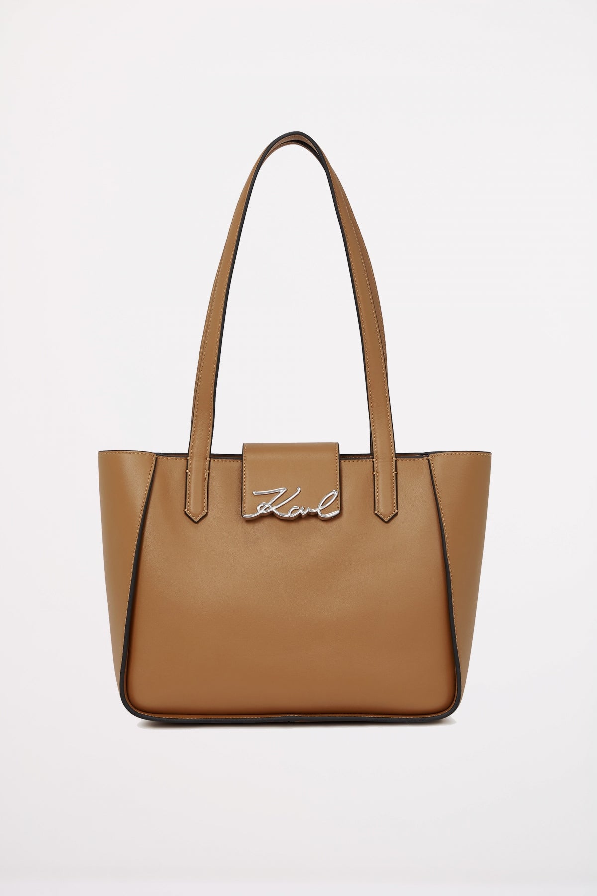 KARL LAGERFELD  K SIGNATURE SM TOTE en color CARAMEL  (1)