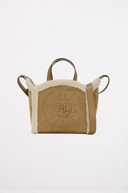 KARL LAGERFELD K CIRCLE SM TOTE SHE en color CARAMEL  (1)