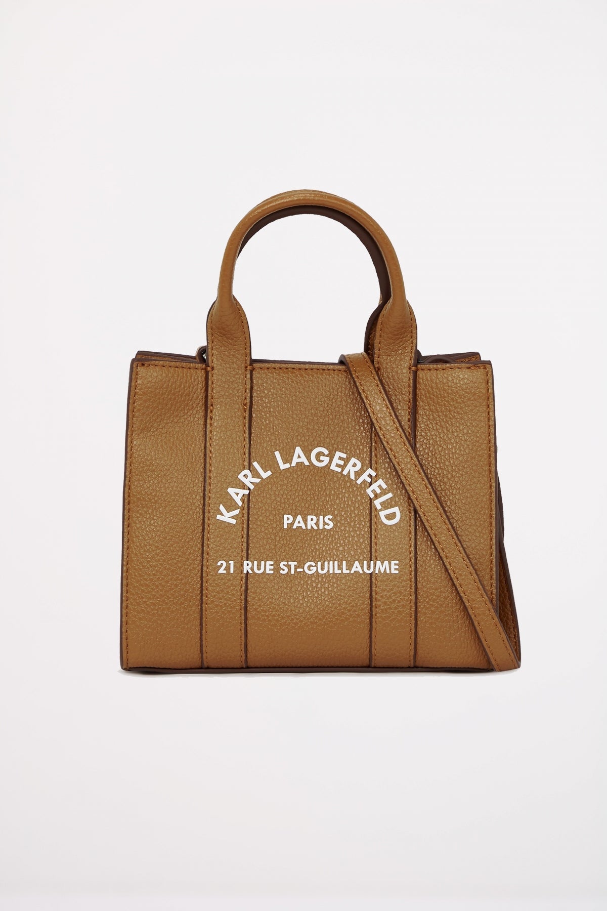 KARL LAGERFELD K RSG PEBBLE MINI SQ en color CARAMEL  (1)