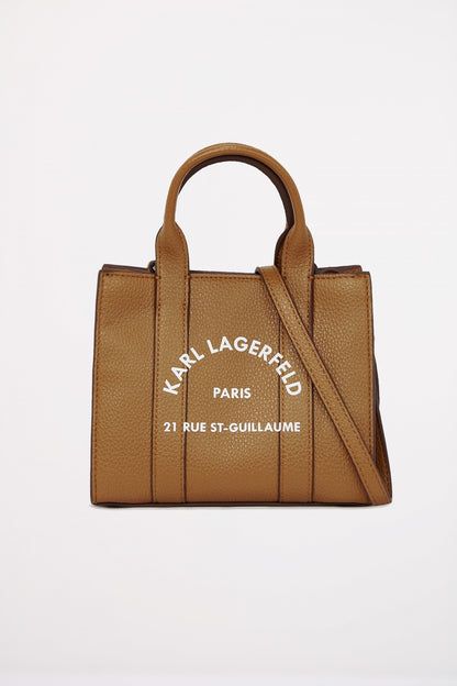 KARL LAGERFELD K RSG PEBBLE MINI SQ en color CARAMEL  (1)