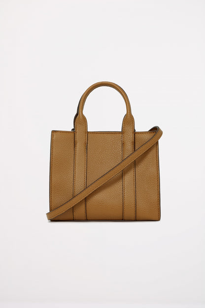 KARL LAGERFELD K RSG PEBBLE MINI SQ en color CARAMEL  (2)