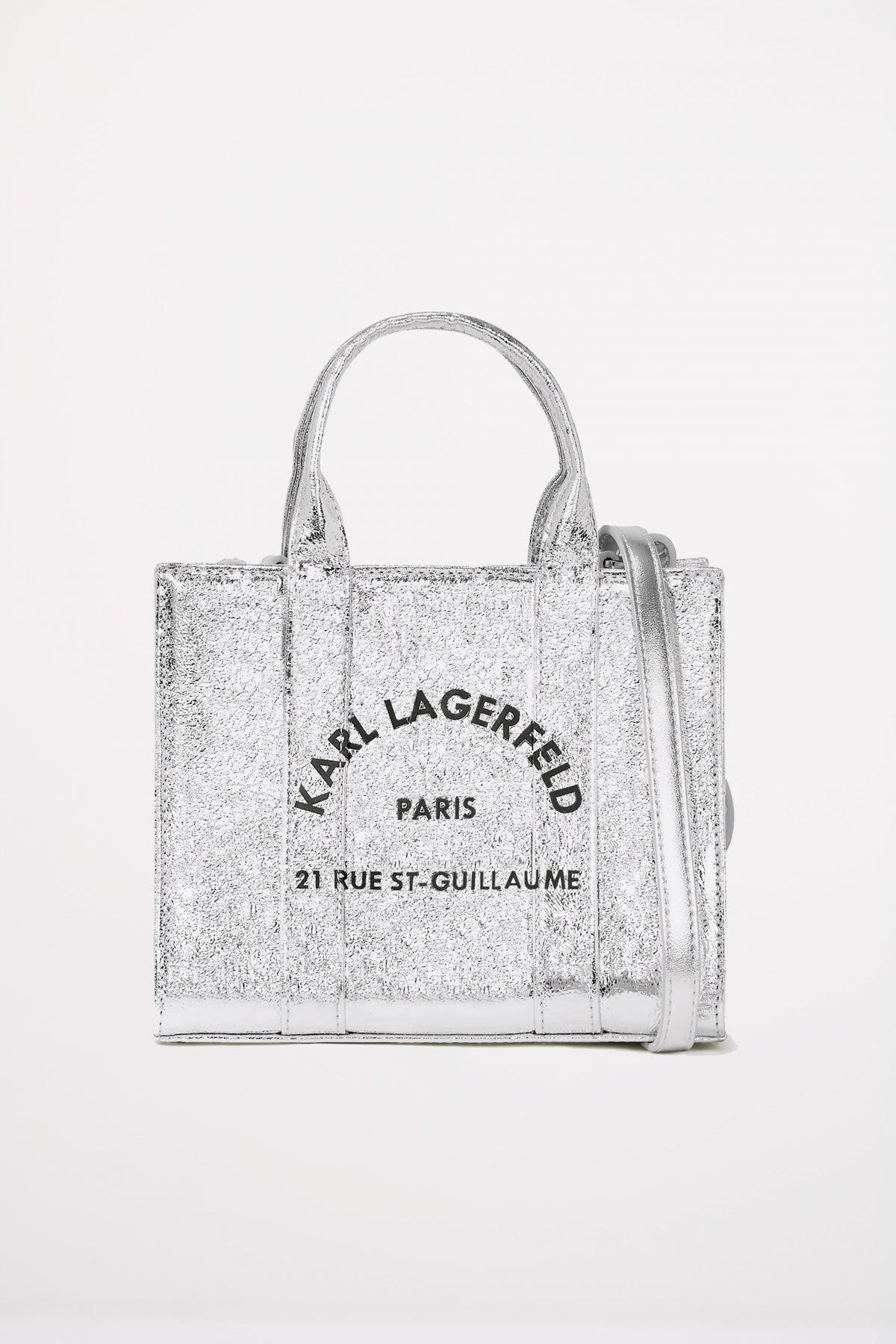KARL LAGERFELD K RSG MINI SQ WRINKL en color SILVER  (1)