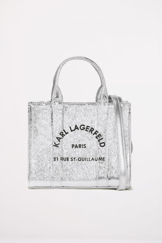 KARL LAGERFELD K RSG MINI SQ WRINKL en color SILVER  (1)