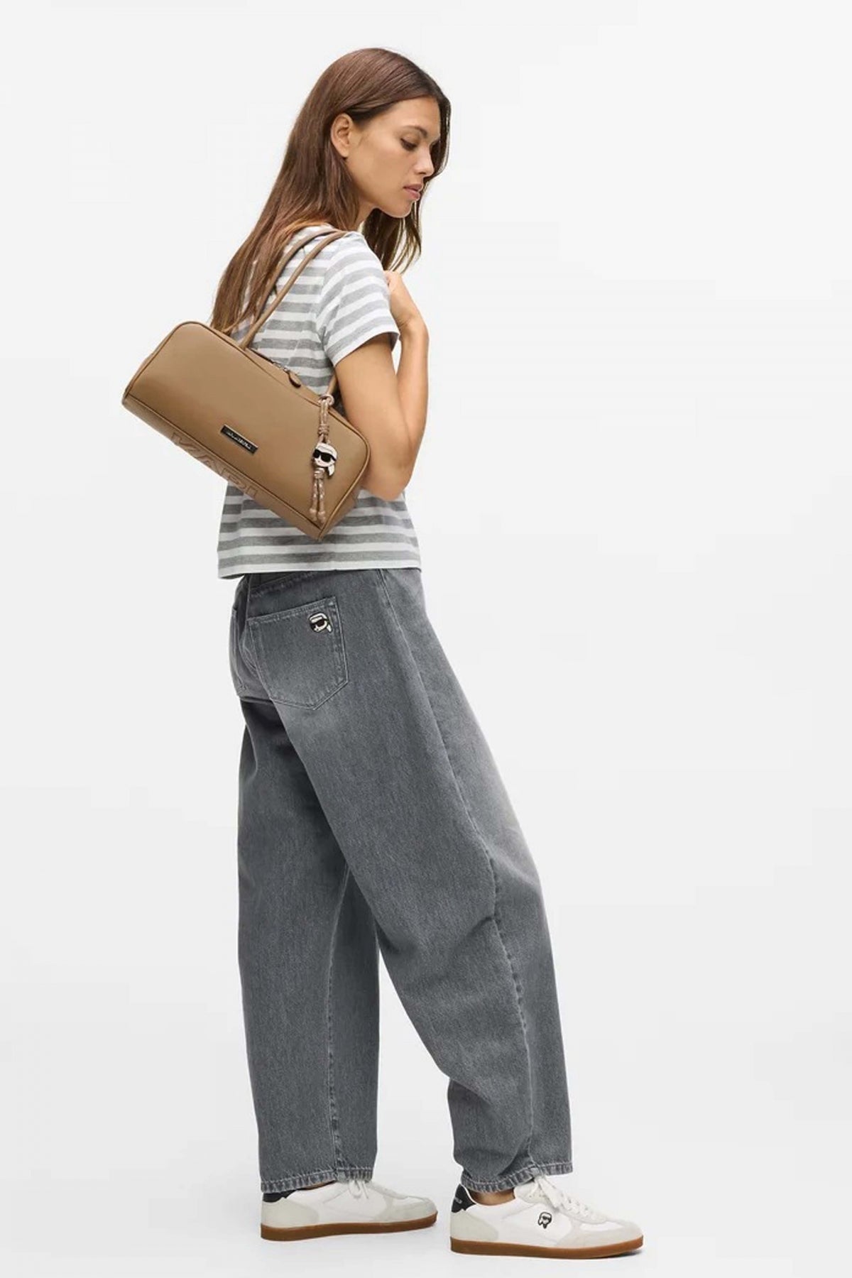 KARL LAGERFELD SMOOTH EW SHOULDER B en color BROWN  (1)