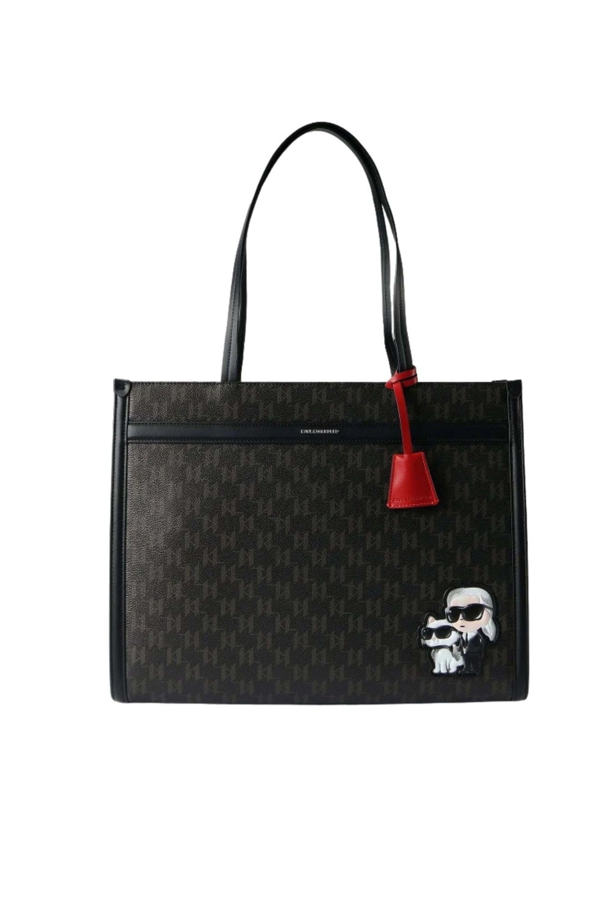 KARL LAGERFELD IKON MONOGRAM CC SQU en color BROWN  (1)