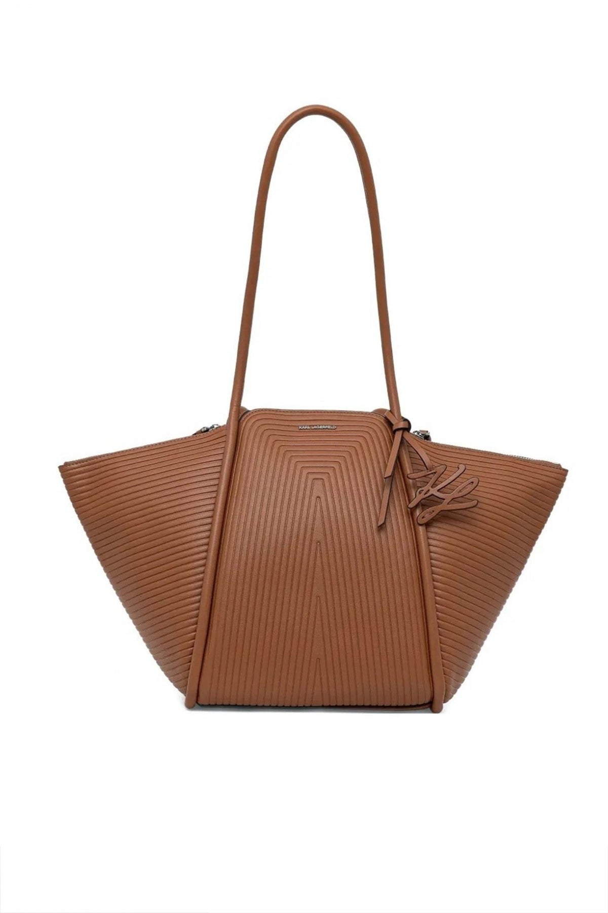 KARL LAGERFELD KWELLEN MD TOTE en color DRKTAN  (1)