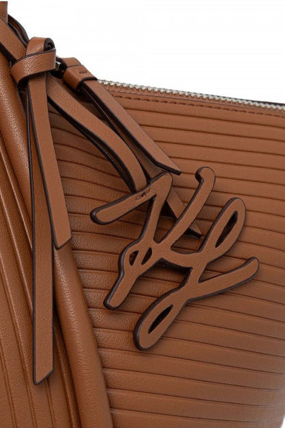 KARL LAGERFELD KWELLEN MD TOTE en color DRKTAN  (4)