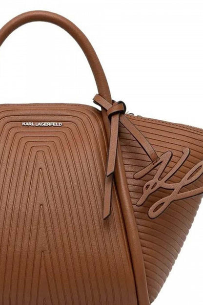 KARL LAGERFELD KWELLEN SM TOTE en color DRKTAN  (3)