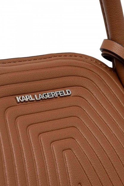 KARL LAGERFELD KWELLEN SM TOTE en color DRKTAN  (4)