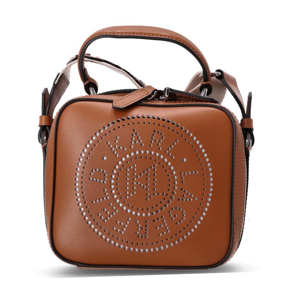 KARL LAGERFELD KCIRCLE TPH CROSSBOD en color DRKTAN  (2)