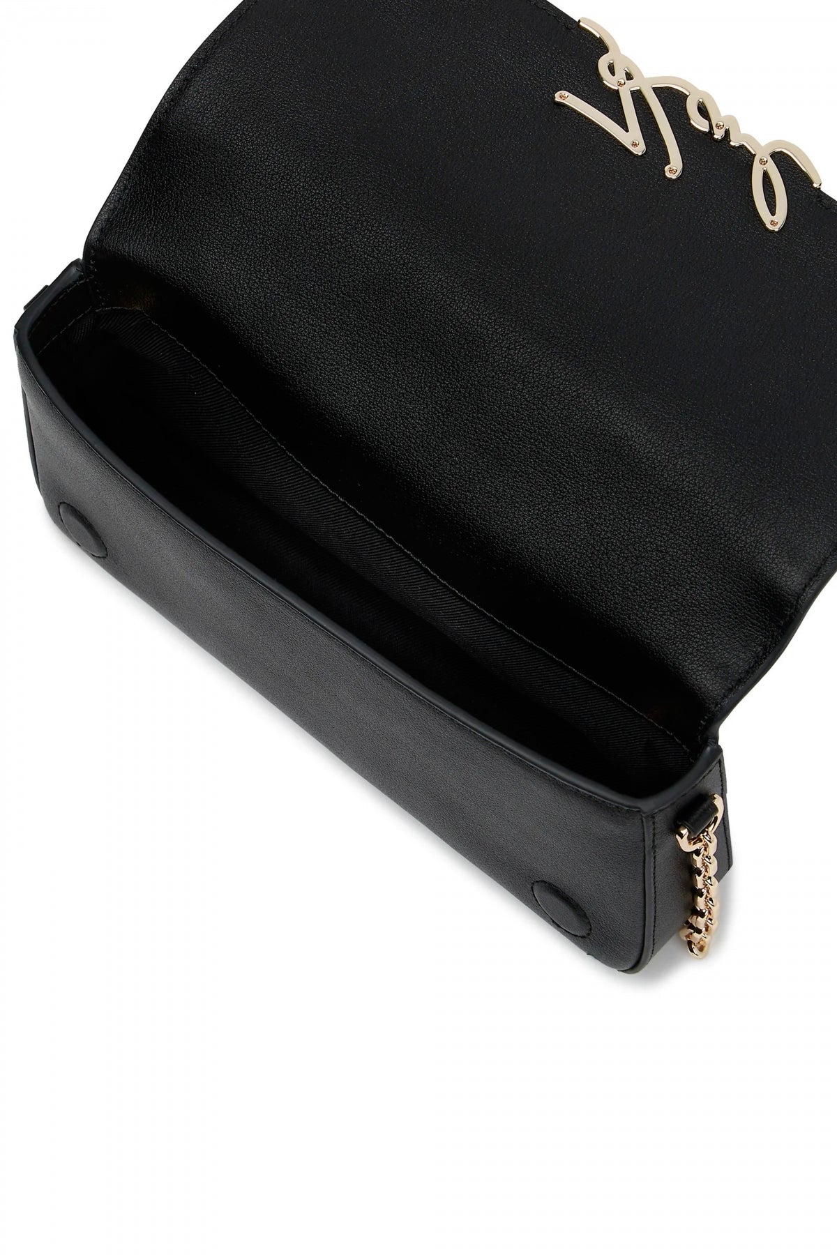 KARL LAGERFELD KSIGNATURE SHOULDER  en color BLKGLD  (3)