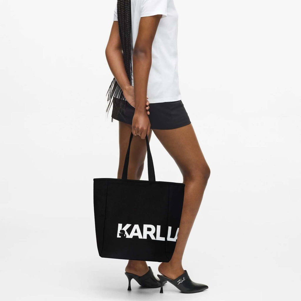 KARL LAGERFELD BIG LOGO NS SHO en color BLACK  (4)