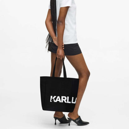 KARL LAGERFELD BIG LOGO NS SHO en color BLACK  (4)